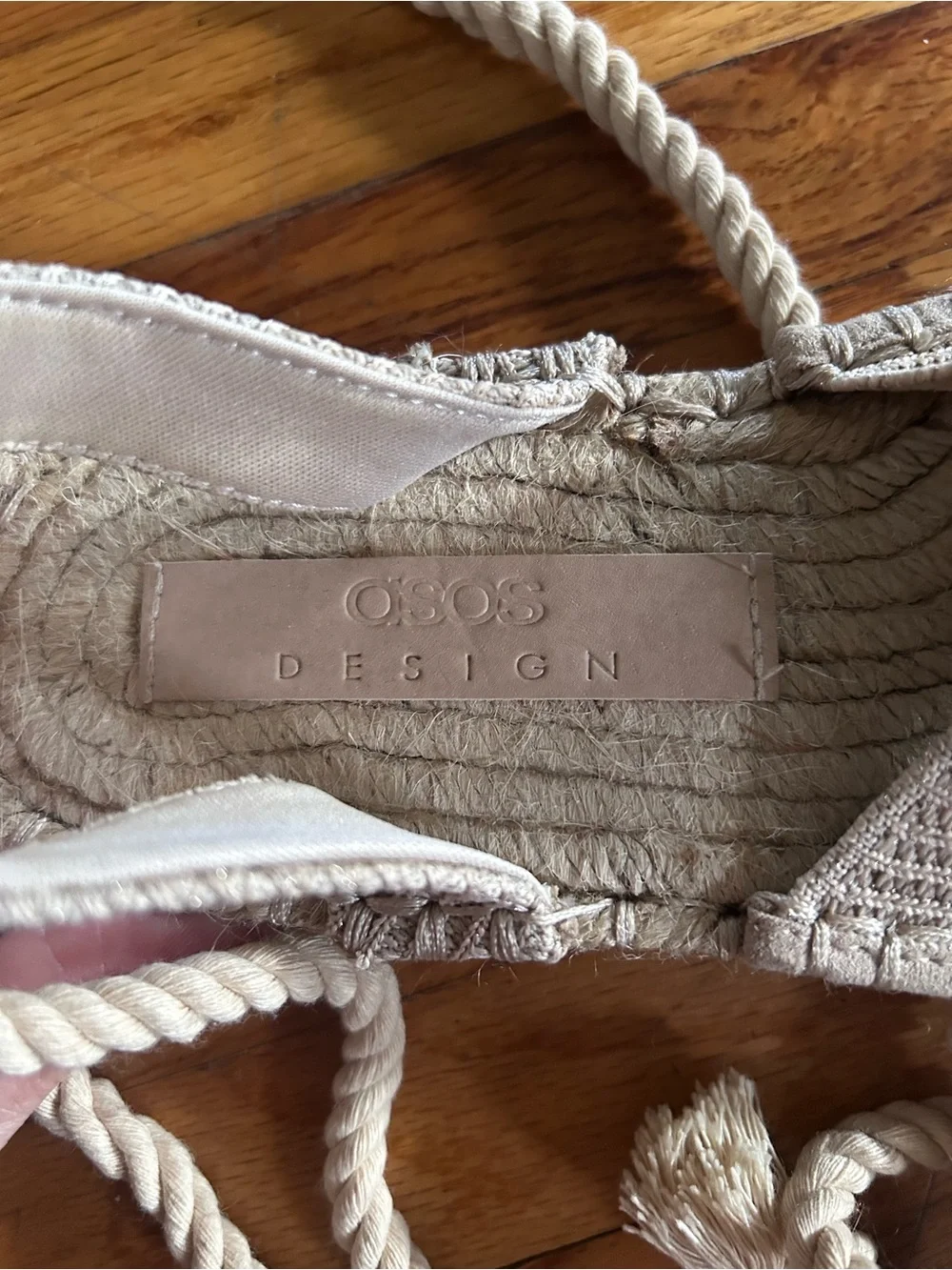 ASOS Rope Tie Espadrilles Sandals